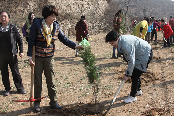 2014.3.22植树活动
